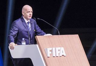 Gianni Infantino re elected FIFA president 